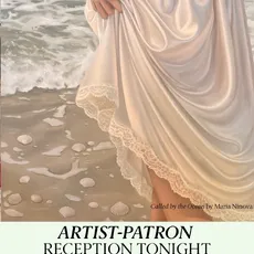 Join us this evening for a public reception for our newest exhibition, Artist Patron. 
5:00-7:00 pm- Open to the Public
Drinks and bites provided.