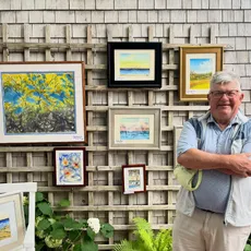 Check out James Dolph Patio Pop Up today only! 
10:30-1:30
Cecelia Joyce & Seward Johnson Gallery patio