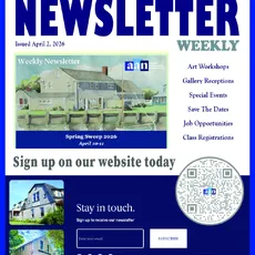 Did you receive our newsletter today? If not sign up today by scanning our QR code! 

The AAN Newsletter is packed with details about upcoming classes, resident artists, special events and more! For more details about any of our upcoming news or programs visit our website!

Newsletter are sent weekly on Thursday at 4:00pm
You're not going to want to miss them!