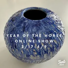 🖌️‘Year of the Horse,’ AAN’s second ONLINE show of 2026 can be found at www.nantucketarts.org through April 9th. 
New works arrive throughout the show! 
(‘Blue Vessel’ by Susan Lenane) 
#nantucket
#nantucketart