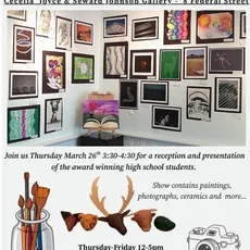 Come see the wonderful art from our young island artists! Student work from Nantucket High School, Cyrus Pierce Middle School, the New School and Nantucket Lighthouse School is on display at 8 Federal - 🌟OPENING RECEPTION TOMORROW 4/26 from 3:30-4:30pm!