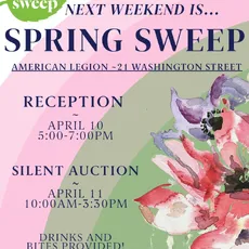SPRING SWEEP IS NEXT WEEKEND!

Join us Next Friday and Saturday for Bids and Bites at the American Legion! 

Swing by our sweep and browse our lovely selection of Silent Auction and Buy Now pieces by our lovely artist members!

Bites and Beverages are included!
