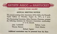 Annual Meeting Notice - 1971 (Lochtefeld to board)
