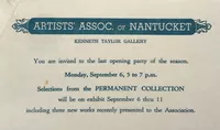 Permanent Collection Show - invitation 1971