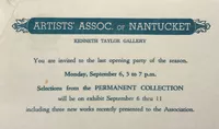 Permanent Collection Show - invitation 1971