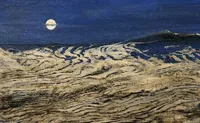 Nocturne - oil on wood