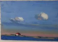 Brant Point - oil on paper