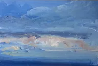Cloud Shadows - oil on paper