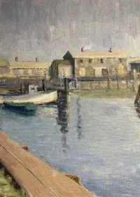 Florence Schepp home on left, Easy Street Gallery on right