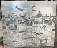 Large zinc etching plate