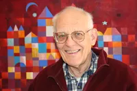 John Loxchtefeld in his studio on Fair Street - photo by Robert Frazier