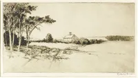 Nantucket Moors (The Blair House) - etching