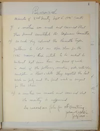 Minutes of 2nd Meeting (1st official) 9-6-1945 - page 3 (final)