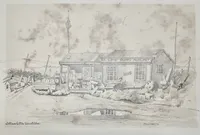 Millie's U.S.C.G. Auxiliary - pencil drawing