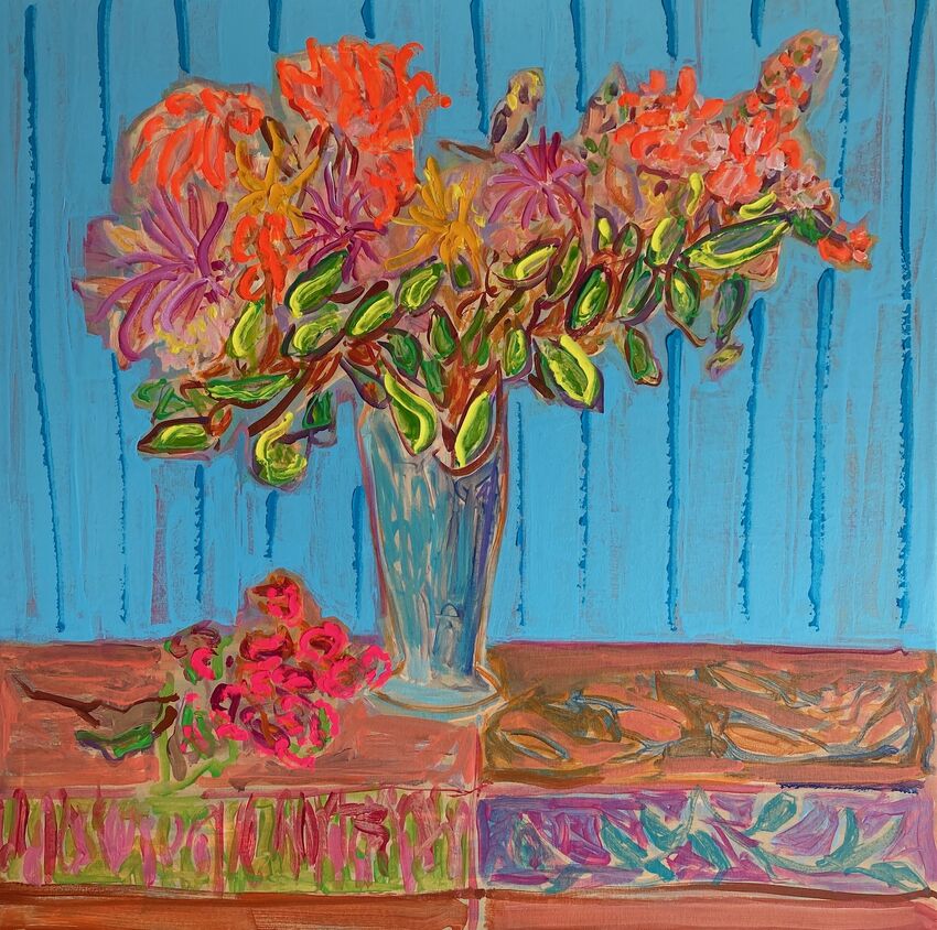 Bloom & Brush: A One Day Sip and Paint Along, 21+