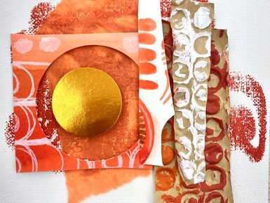 ONE DAY WORKSHOP: Bubblewrap/Tissue Paper Abstract Collage, 18+