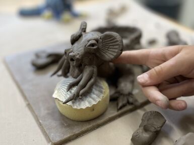 Clay Sculpture, Ages 10–14