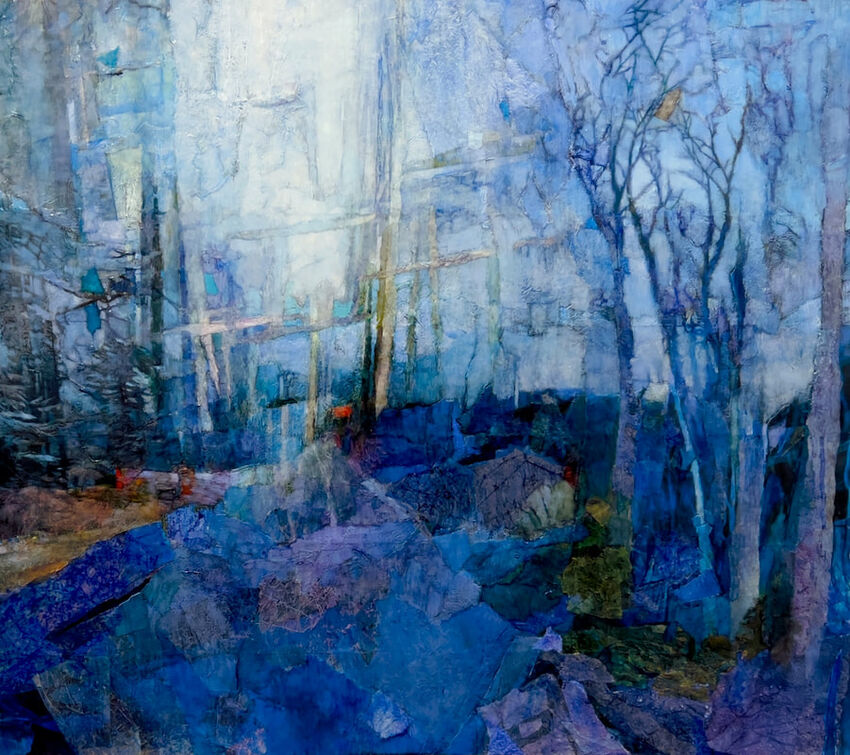 Collage and Mixed Media Painting I, 18+