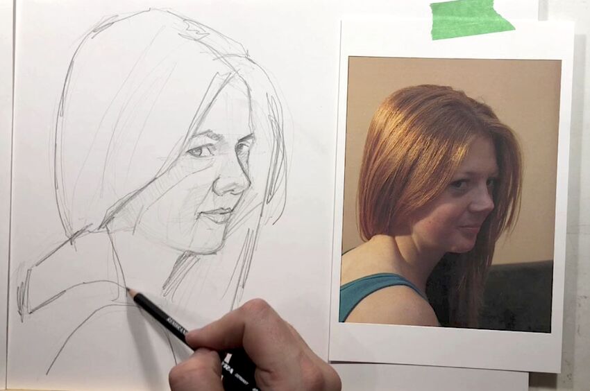 Drawing the Portrait from Photographic Reference, 18+