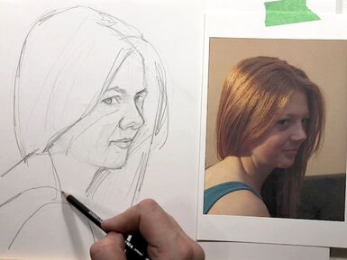 Drawing the Portrait from Photographic Reference, 18+