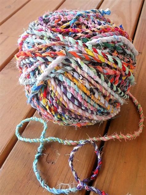 FREE Community Workshop!    Twining: Create Holiday Cordage from Recycled Fabric! 15+