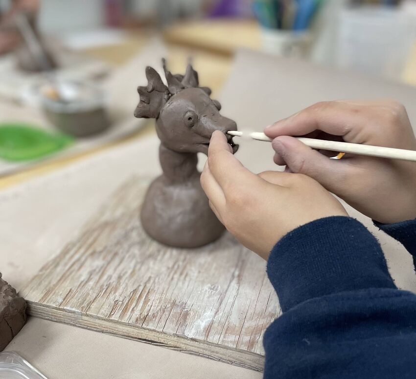 Wednesday Clay Sculpture, Ages 6–9