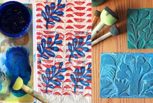 Printmaking: Block Printing, 18+