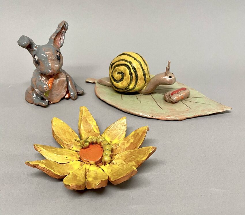 Spring Break Clay Sculpture Camp: Flora and Fauna, Ages 6–9