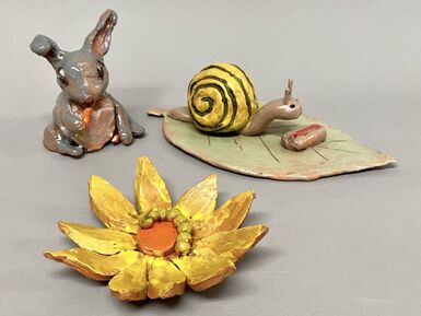 Spring Break Clay Sculpture Camp: Flora and Fauna, Ages 6–9