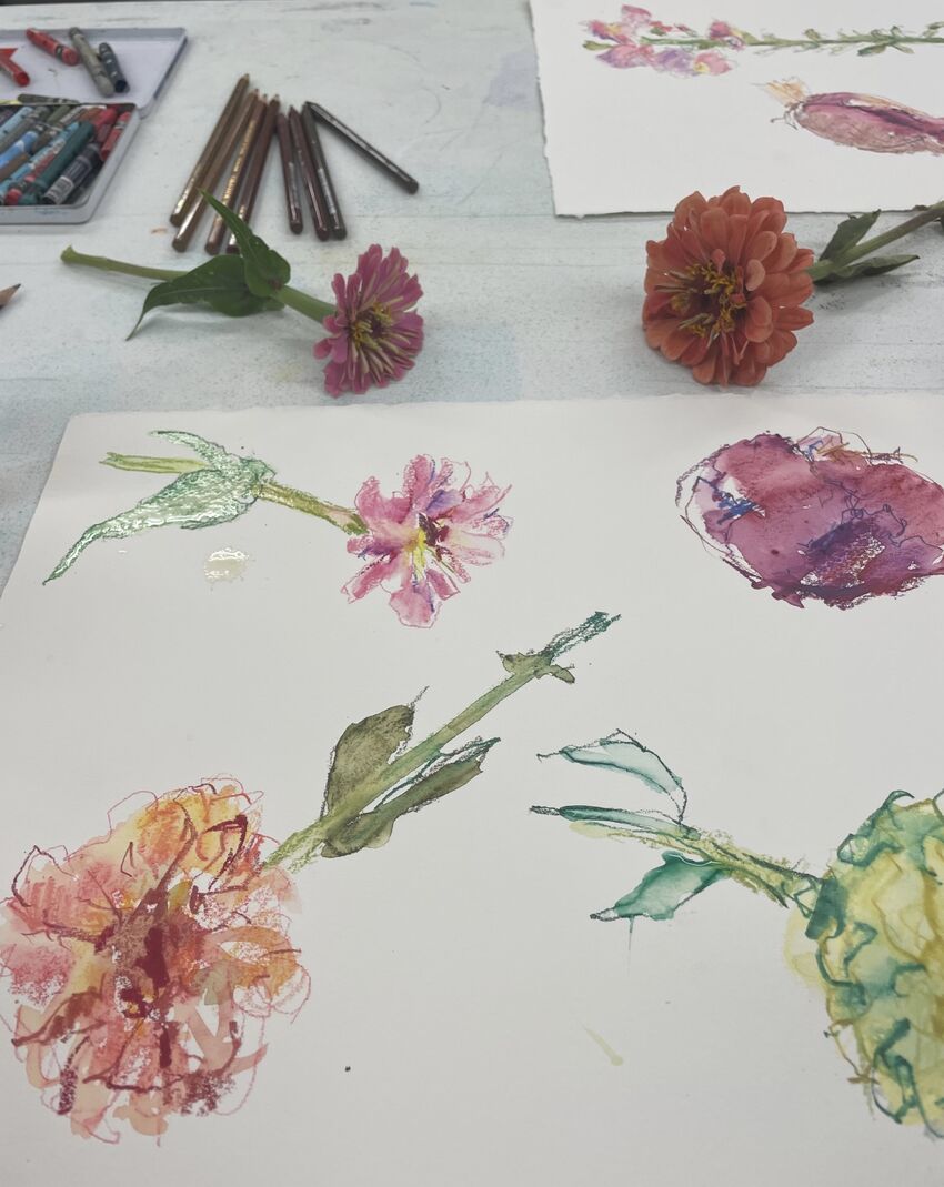 Springtime Watercolor: Wabi Sabi Florals, 18+