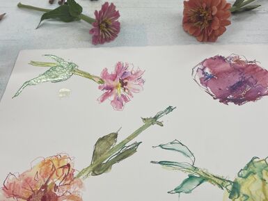 Springtime Watercolor: Wabi Sabi Florals, 18+