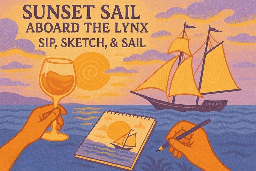 Sunset Sail: Sip & Sketch 18+